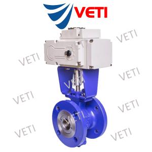 进口电动V型球阀-进口电动V型调节球阀品牌商-美国VETI/威迪阀门